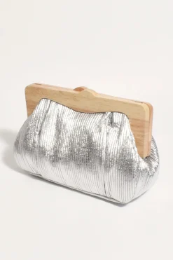 AD Mira Metallic Clutch SILVER