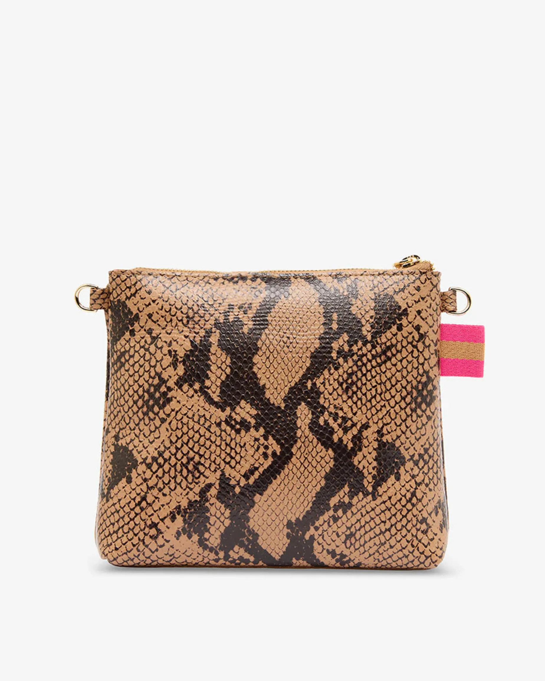ARLINGTON MILNE Alexis Crossbody CARAMEL PYTHON