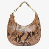 ARLINGTON MILNE Estella Bag CARAMEL PYTHON