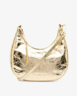 ARLINGTON MILNE Estella Bag GOLD CRINKLE
