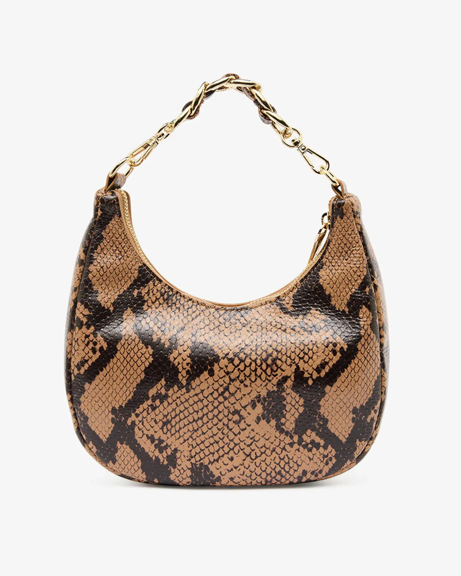 ARLINGTON MILNE Estella Bag CARAMEL PYTHON