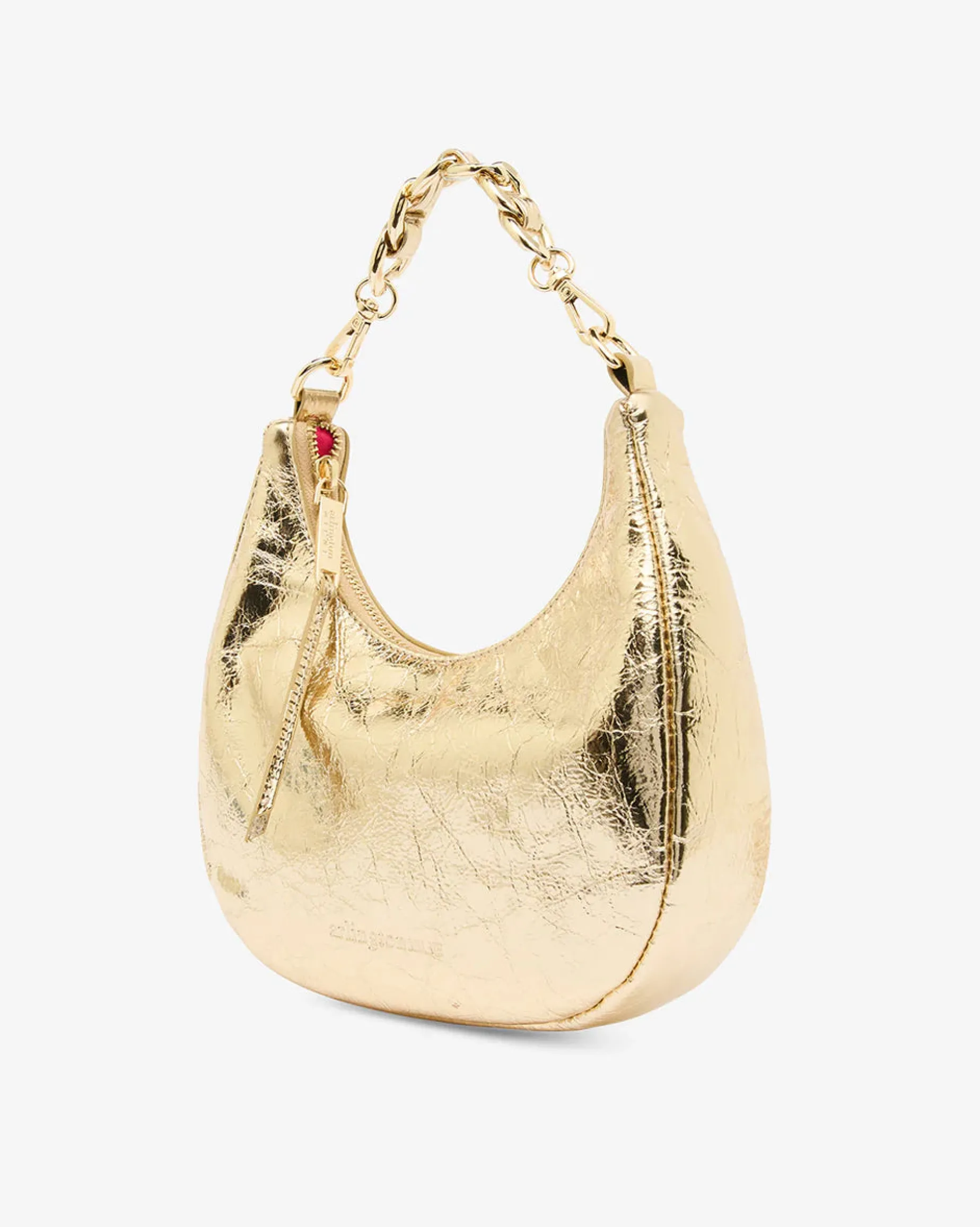 ARLINGTON MILNE Estella Bag GOLD CRINKLE