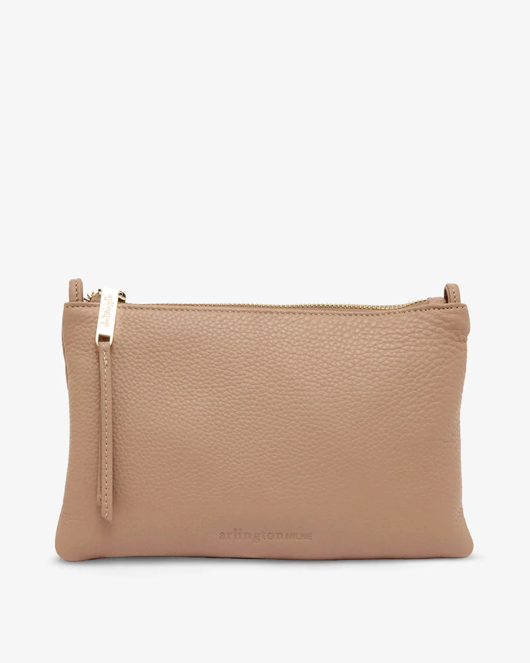 ARLINGTON MILNE Molly Crossbody Bag FAWN