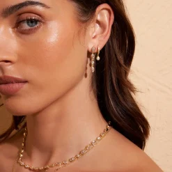 Arms of Eve Isadora Earrings Stone GOLD