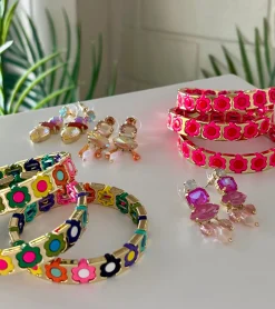 Blossom Bracelet PINK/RED