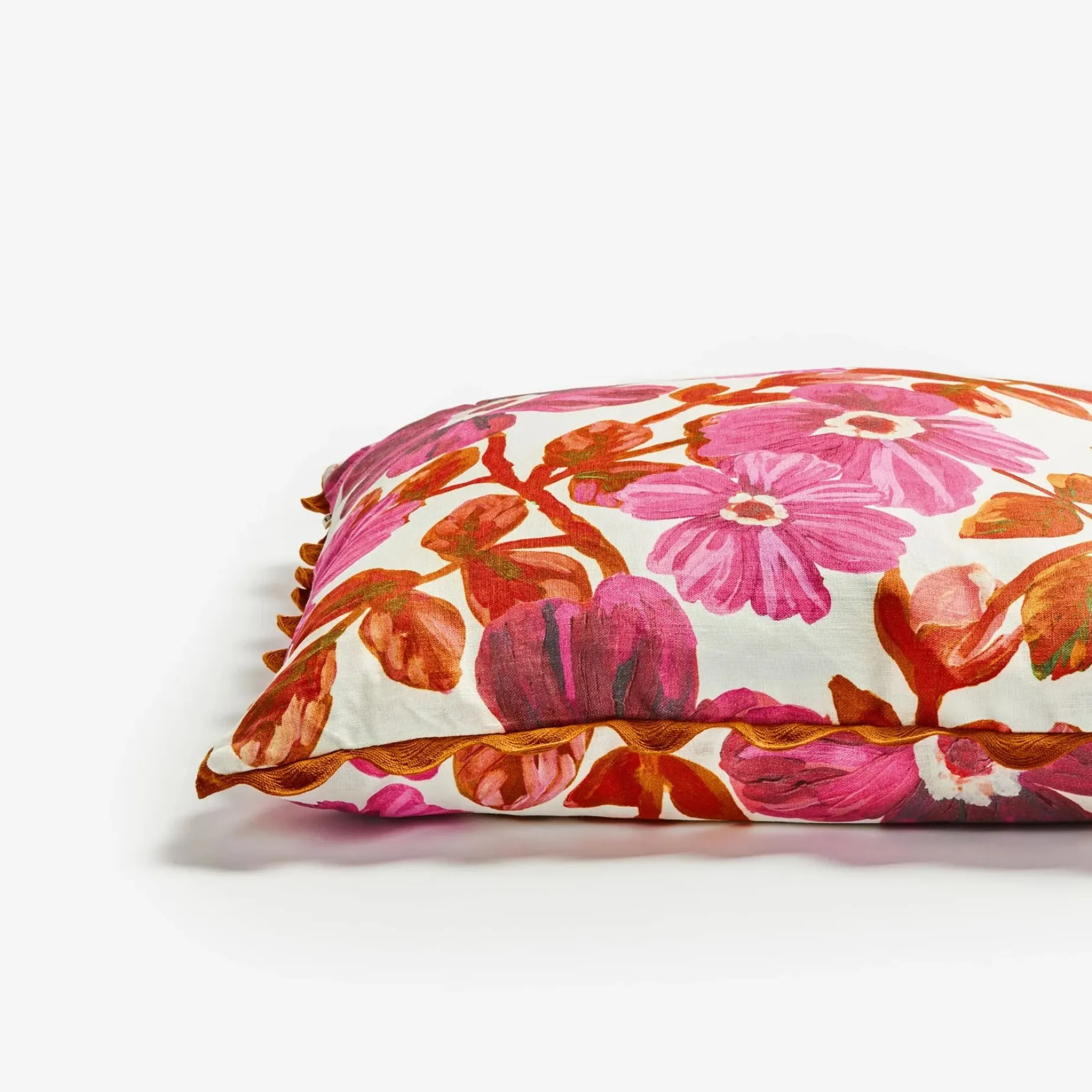 BONNIE & NEIL Floral Cushion 50cm ROSETTA PINK