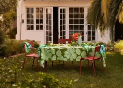 BONNIE & NEIL Medium Tablecloth MARGOT GREEN 250cm x 145cm