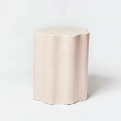 BONNIE & NEIL Wave Speckle Side Table SOFT PINK