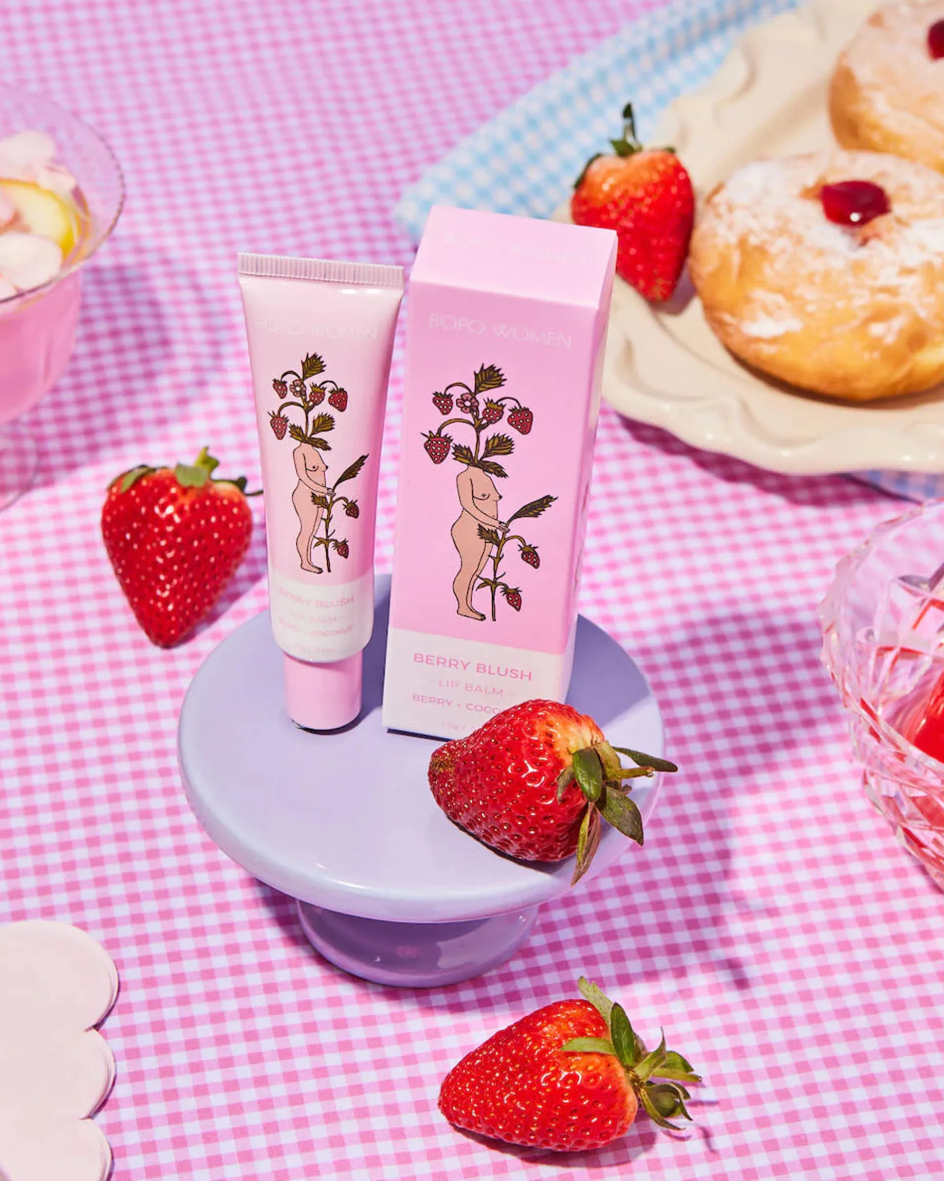 BOPO Berry Blush Lip Balm