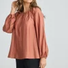 BRAVE & TRUE Carlisle Blouse TERRACOTTA