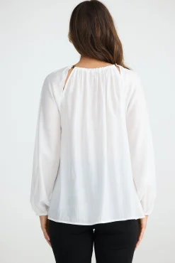 BRAVE & TRUE Carlisle Blouse WHITE