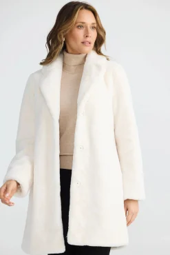BRAVE & TRUE Jungle Coat WINTER WHITE
