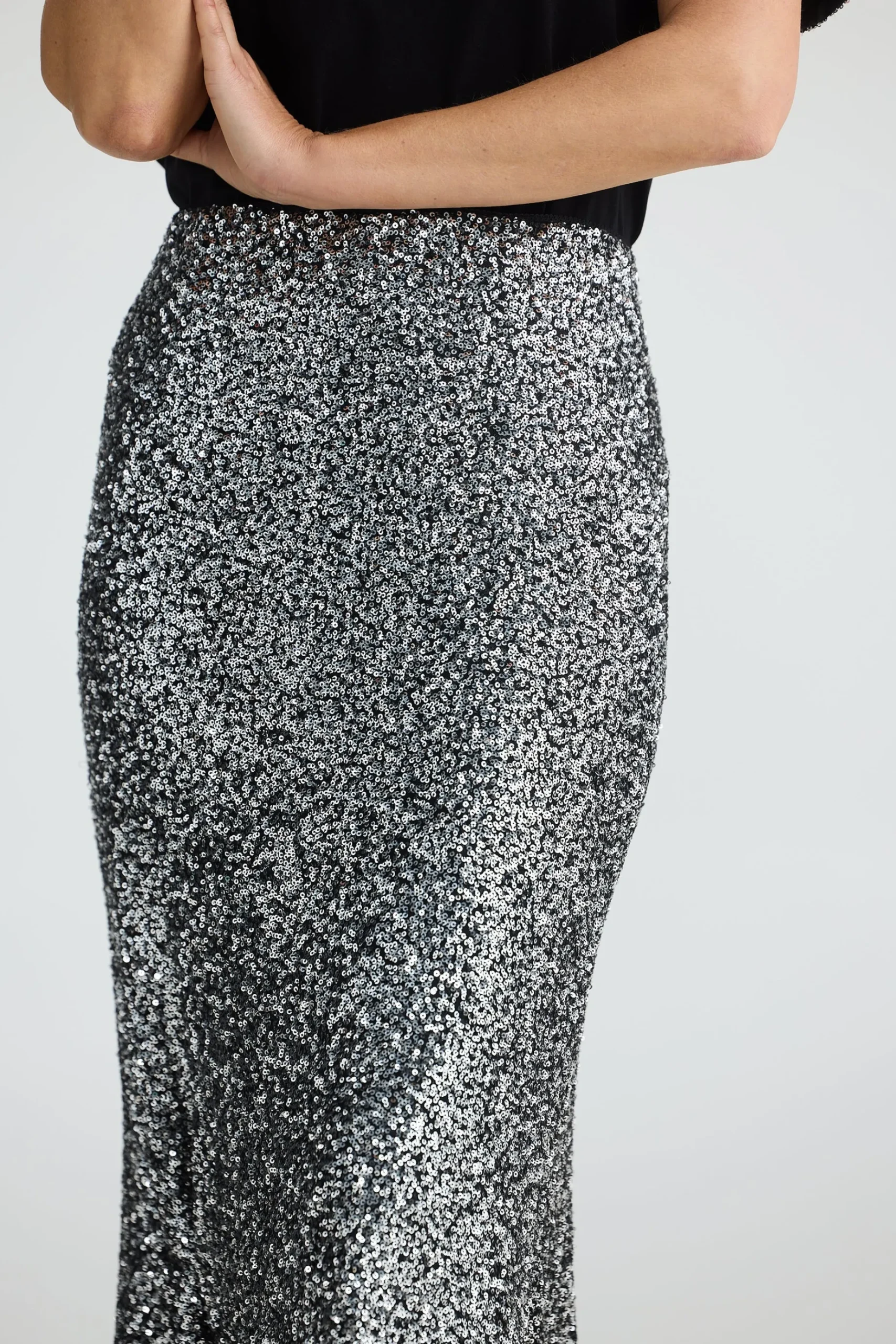 BRAVE & TRUE Ritz Skirt SILVER