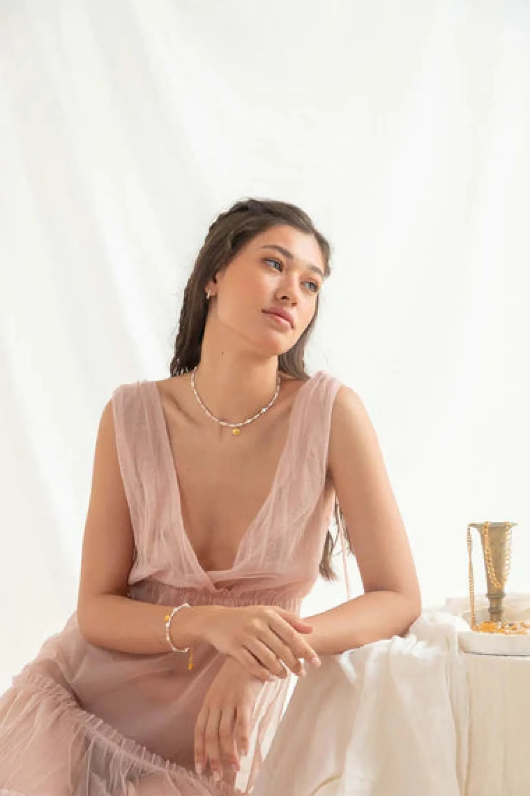 DUA Sea Shell Necklace GOLD