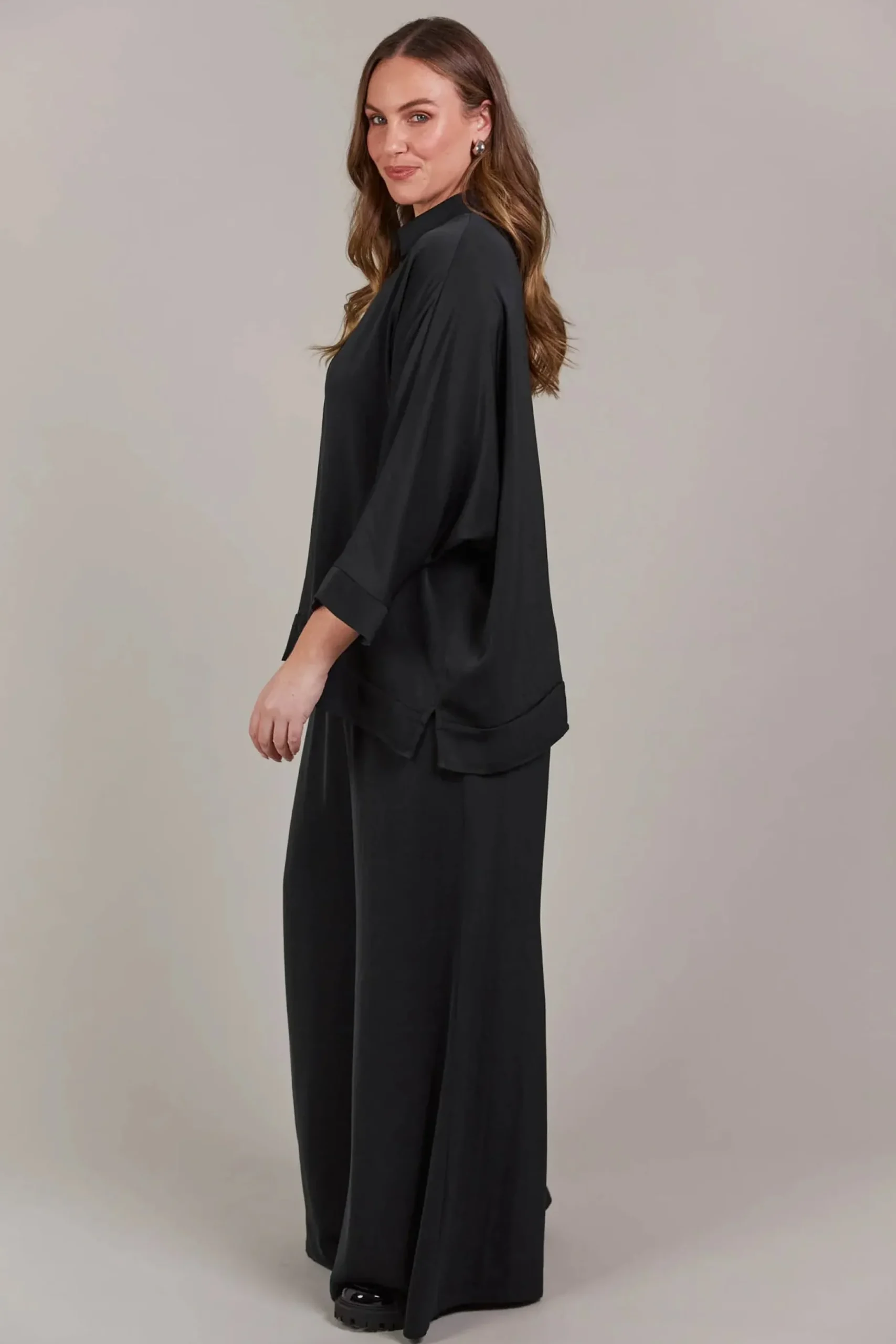 EB&IVE Elsie Relaxed Shirt BLACK