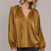 EB&IVE Ivy Blouse TOBACCO