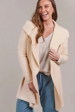 EB&IVE Palmer Relaxed Cardigan ECRU