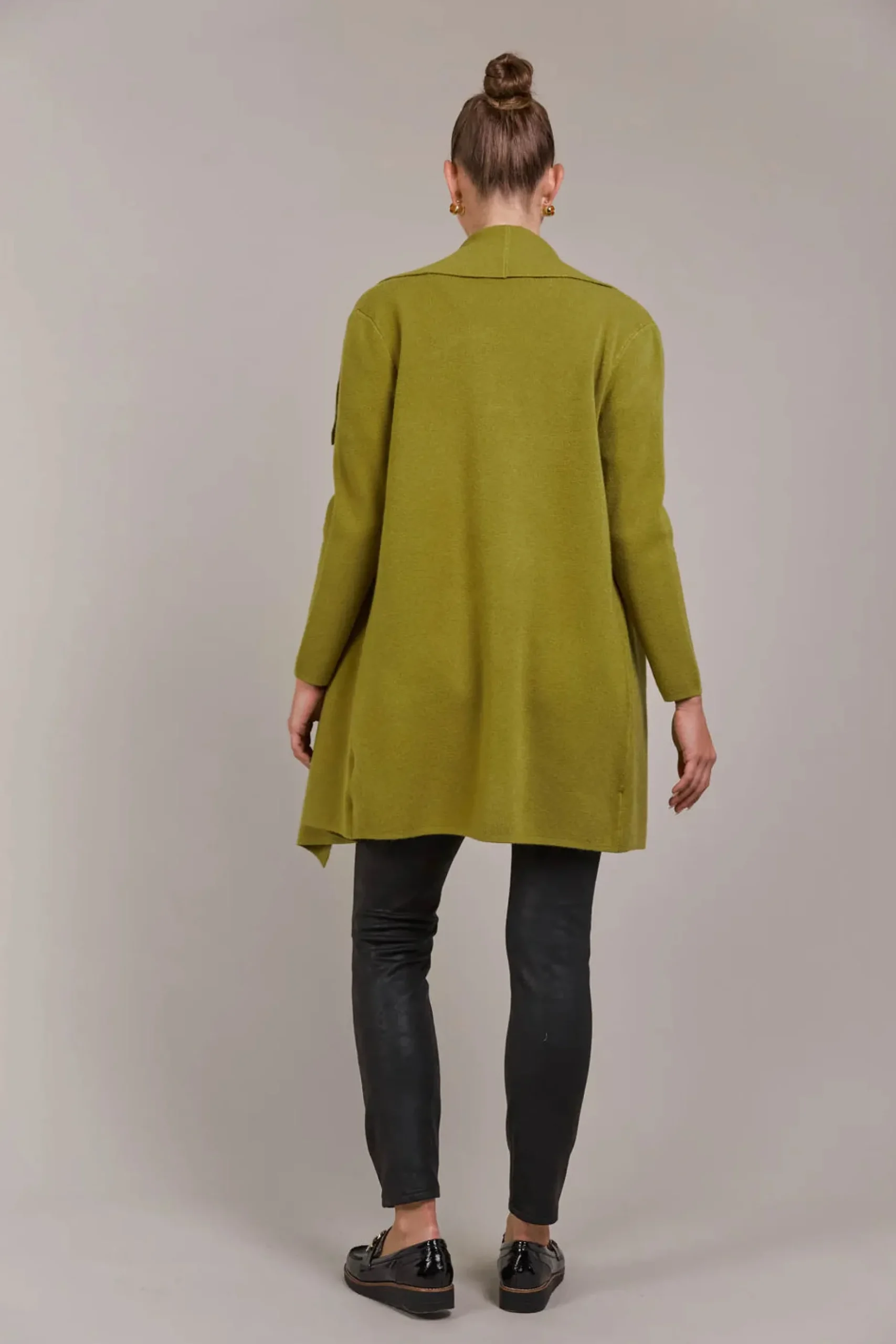 EB&IVE Palmer Relaxed Cardigan CHARTREUSE