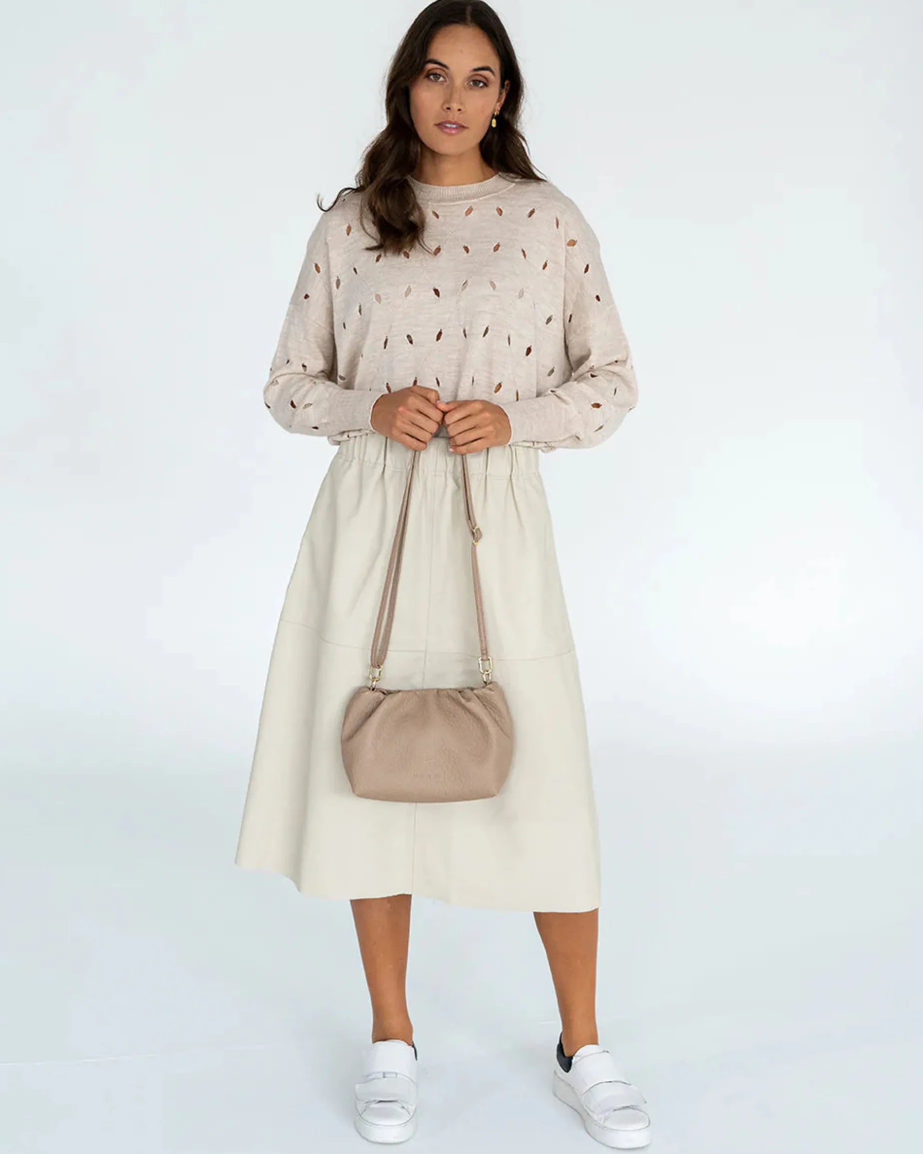 ELMS + KING Monty Crossbody LATTE