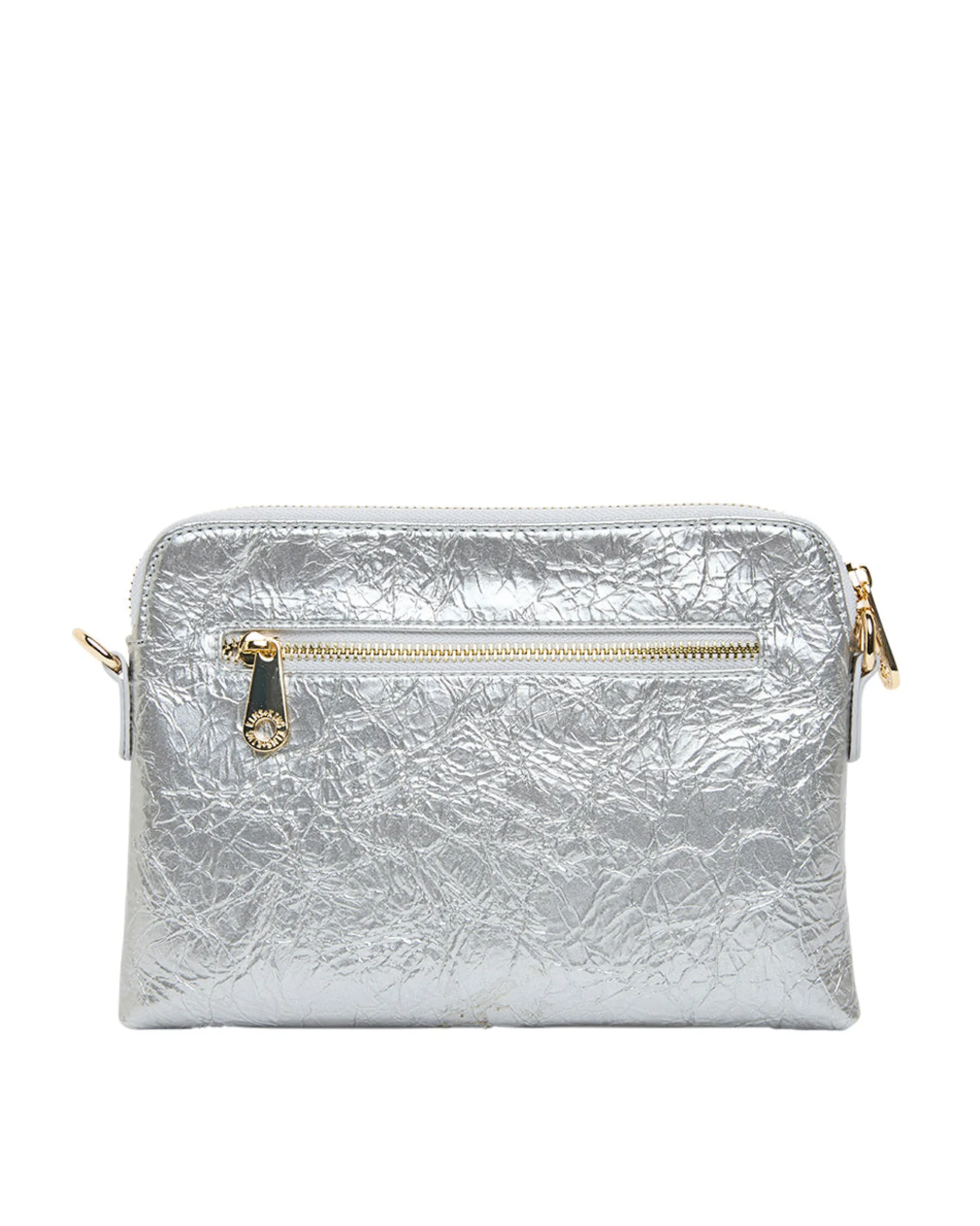 Elms & King Bowery Wallet SILVER CRINKLE