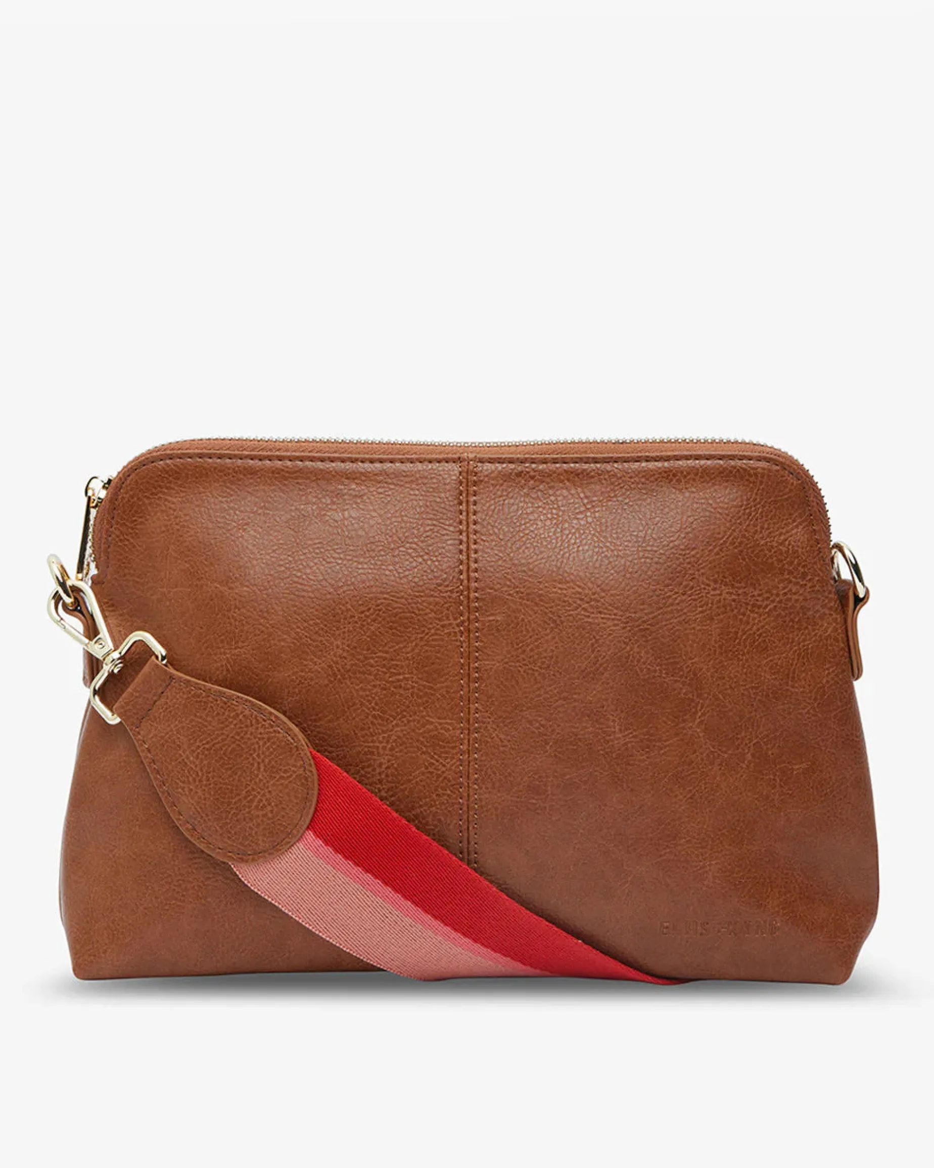 ELMS & KING Large Burbank Crossbody TAN PEBBLE
