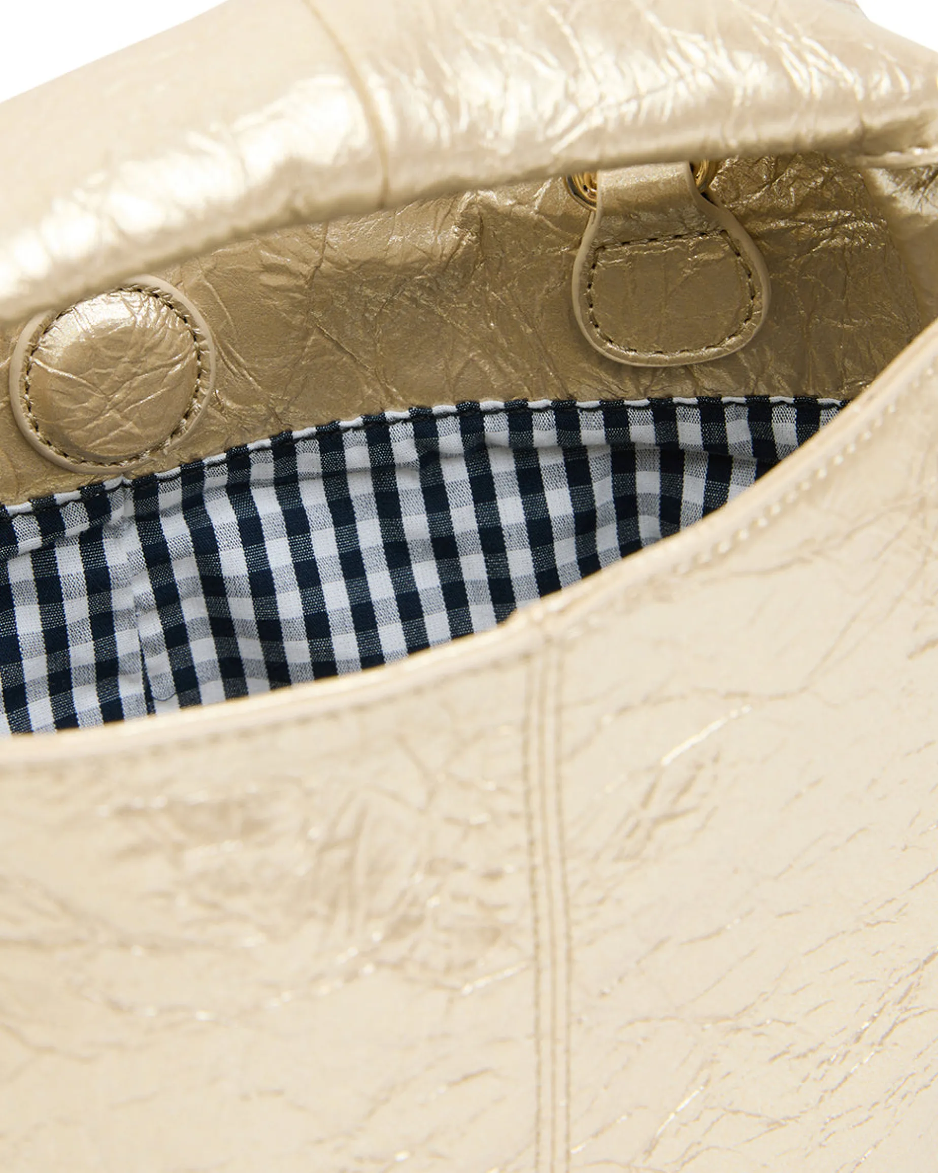 ELMS & KING Linton Crossbody GOLD CRINKLE