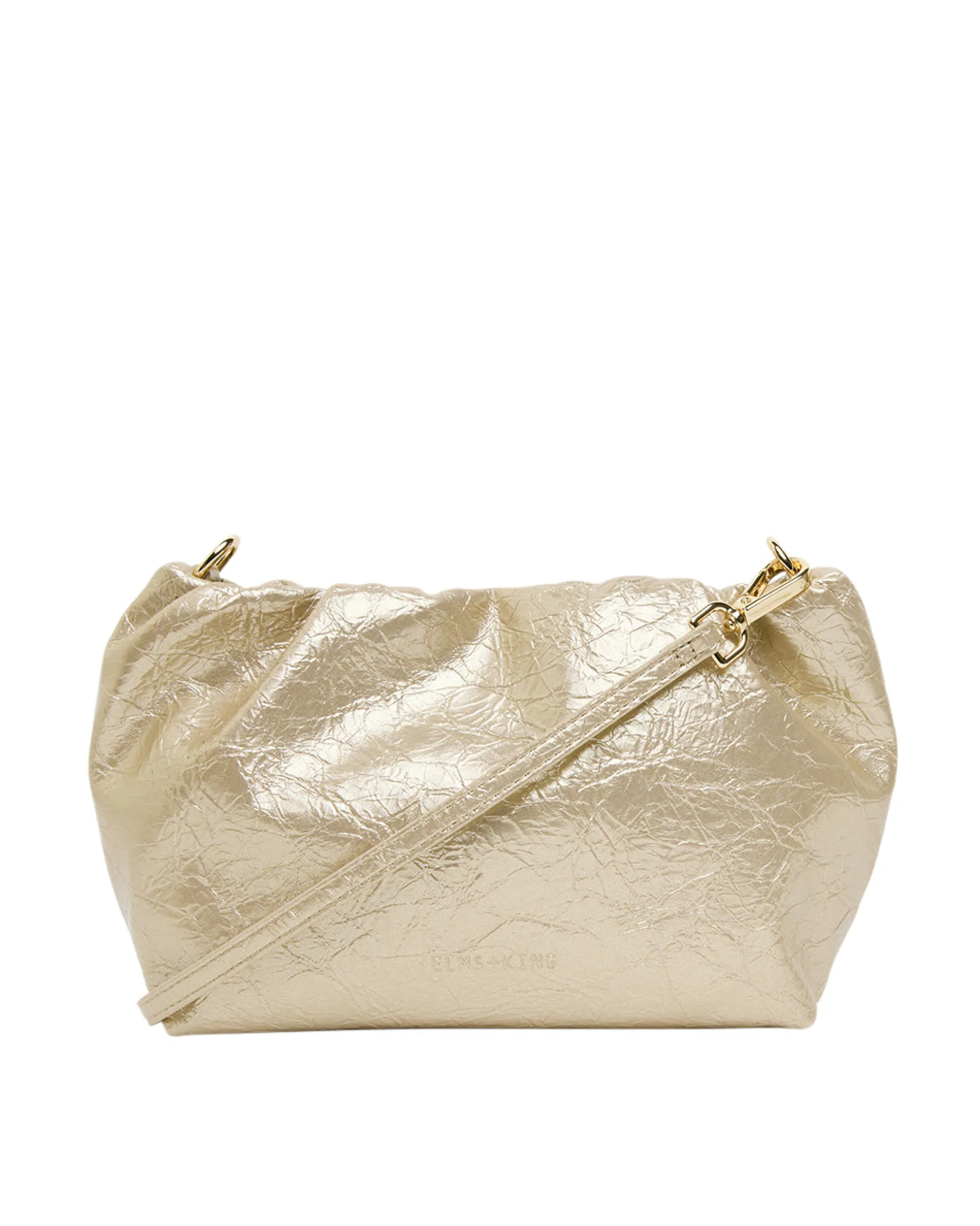 ELMS & KING Monty Crossbody GOLD CRINKLE