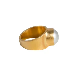 FAIRLEY Pearl Dome Ring