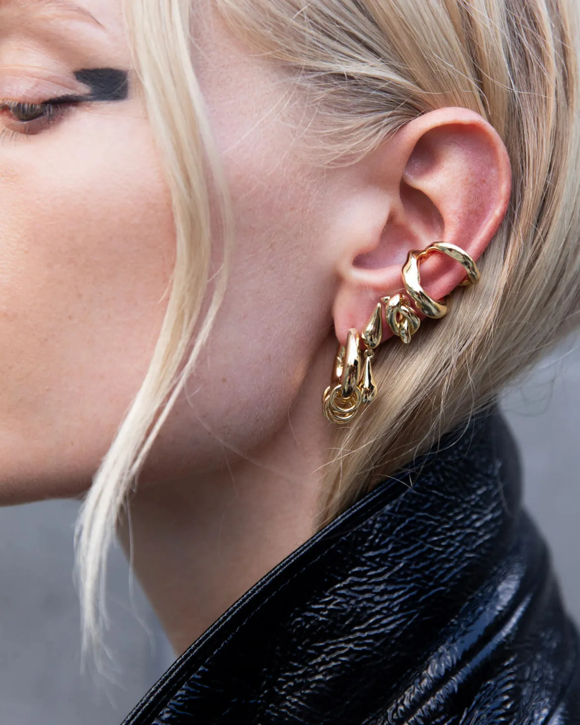 F+H Knot Studs GOLD