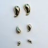F+H Teardrop Stud 11mm Large GOLD