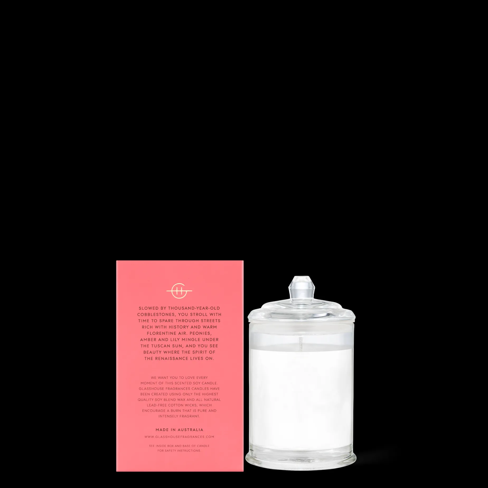GLASSHOUSE 60g Candle FOREVER FLORENCE