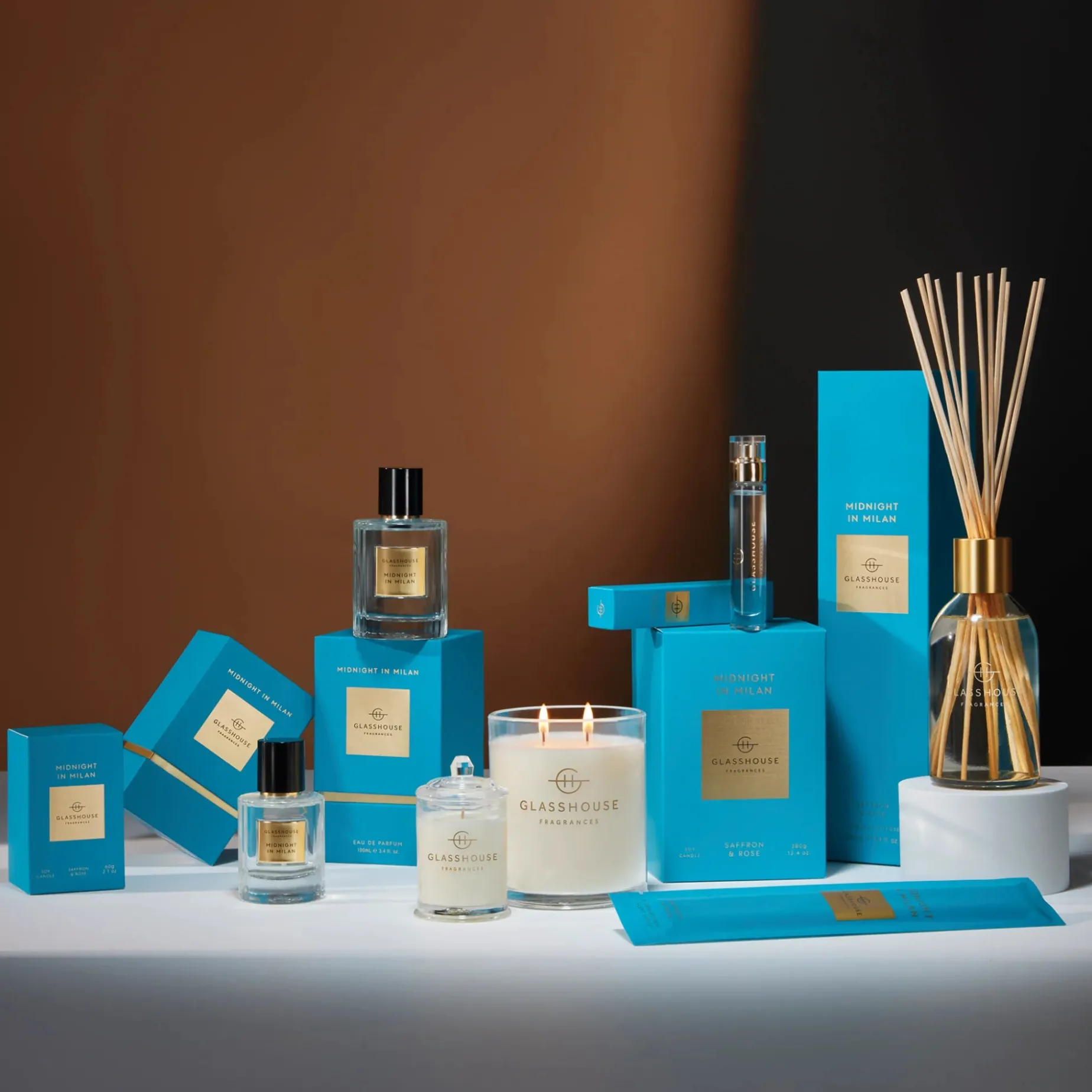 GLASSHOUSE 60g Candle MIDNIGHT IN MILAN