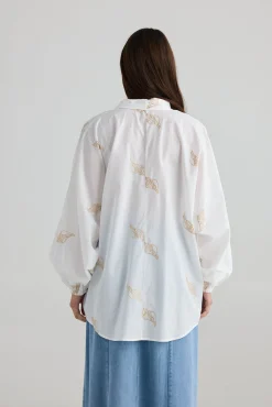 HOLIDAY Cliffside Shirt WHITE SHELL