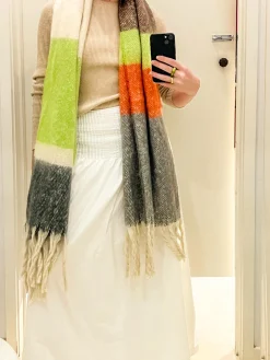 HOLIDAY Hunter Scarf LIME + ORANGE