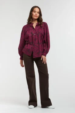 ITALIAN STAR Sybil Blouse FLEUR FUCHSIA