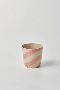 JONES & CO Cabana Stripe Tumbler PINK