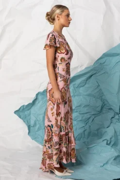 KACHEL Camila Dress CELESTIAL ROSE