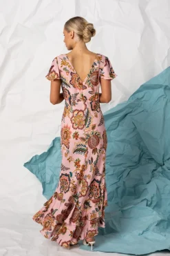 KACHEL Camila Dress CELESTIAL ROSE
