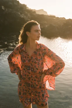 KINGA CSILLA Tierra Cupio Shirt Dress