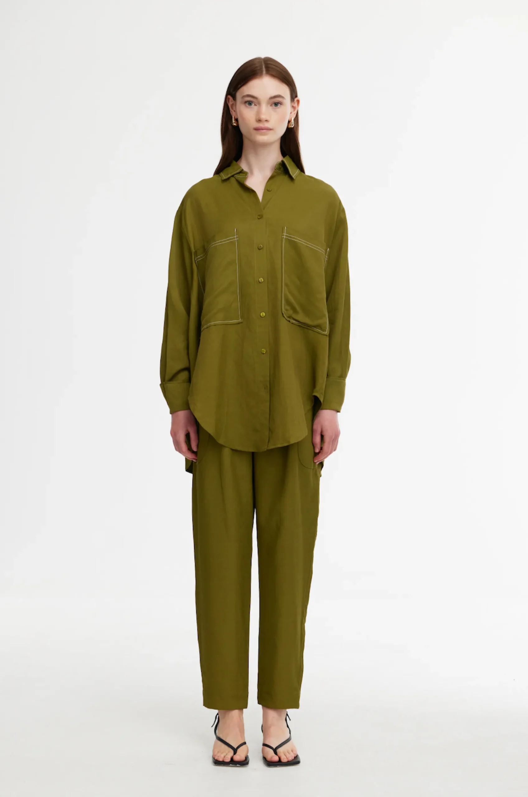 KINNEY Alma Shirt GREEN