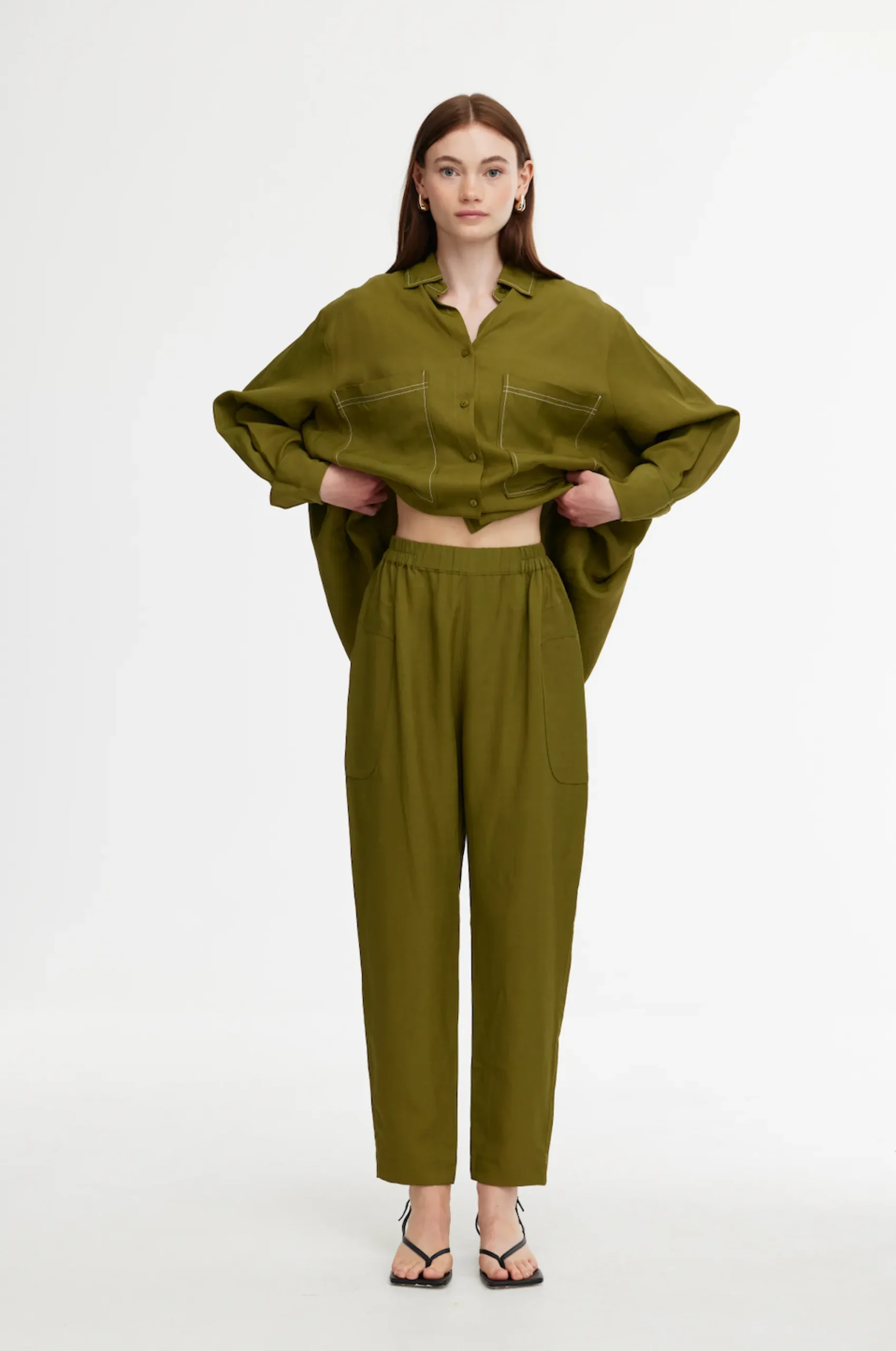KINNEY Alma Shirt GREEN