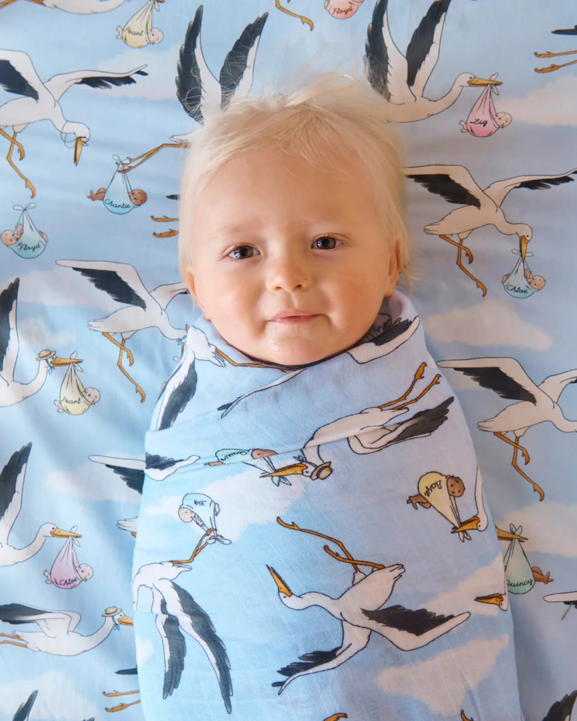 KIP & CO Bamboo Swaddle SPECIAL DELIVERY