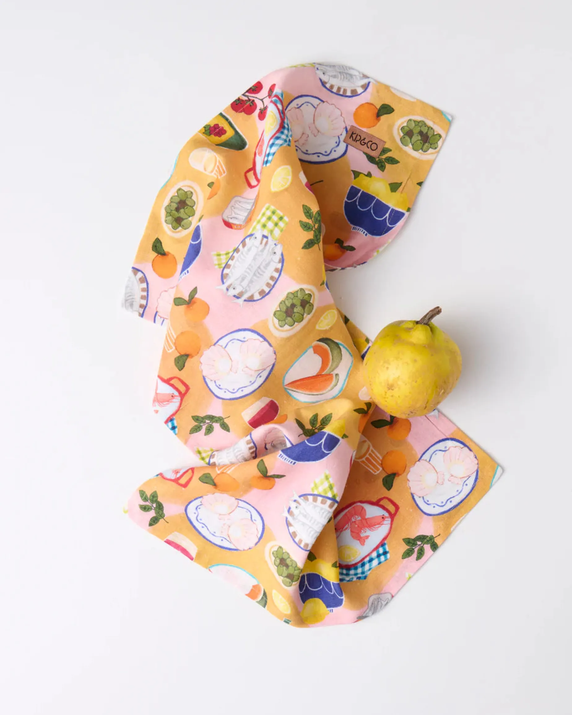KIP & CO Linen Tea Towel SUPPER