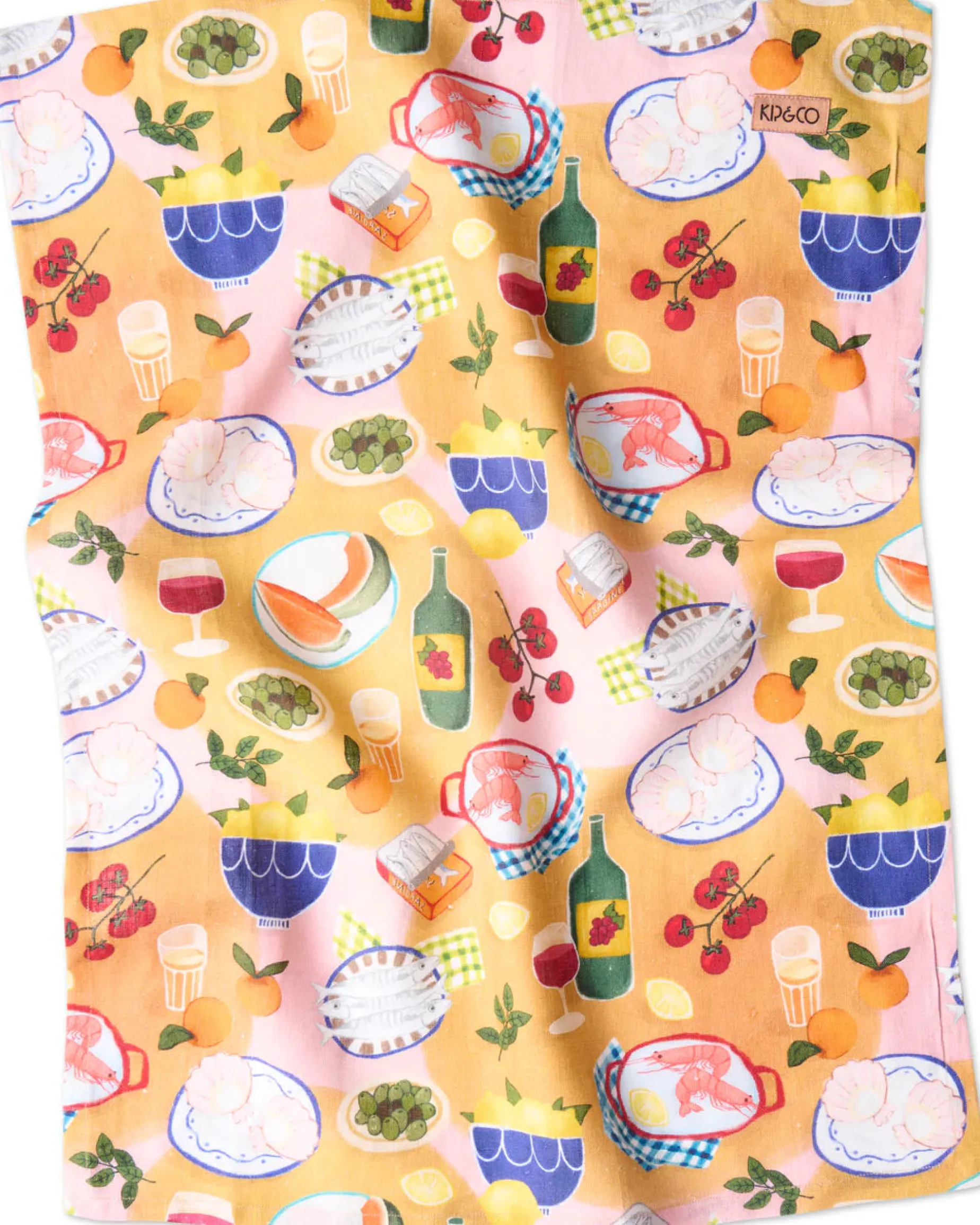 KIP & CO Linen Tea Towel SUPPER