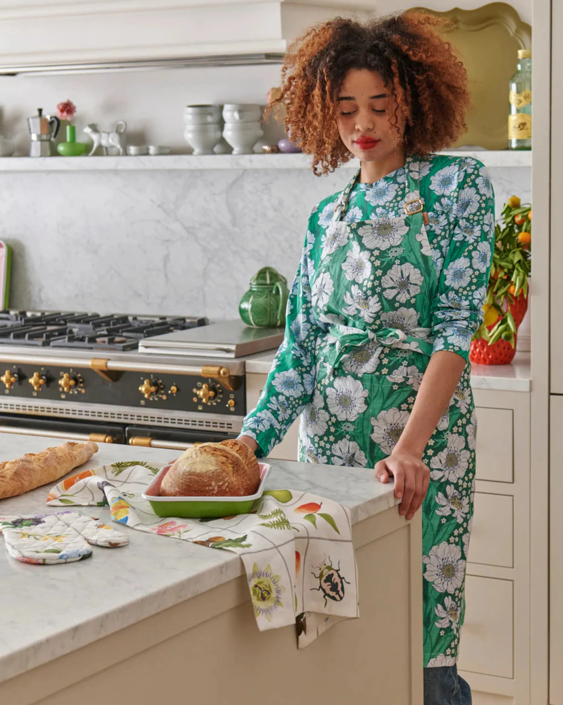 KIP & CO Linen Tea Towel PRAIRIE
