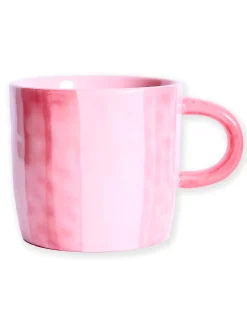 KIP & CO Mug Set 2 PINK STRIPE