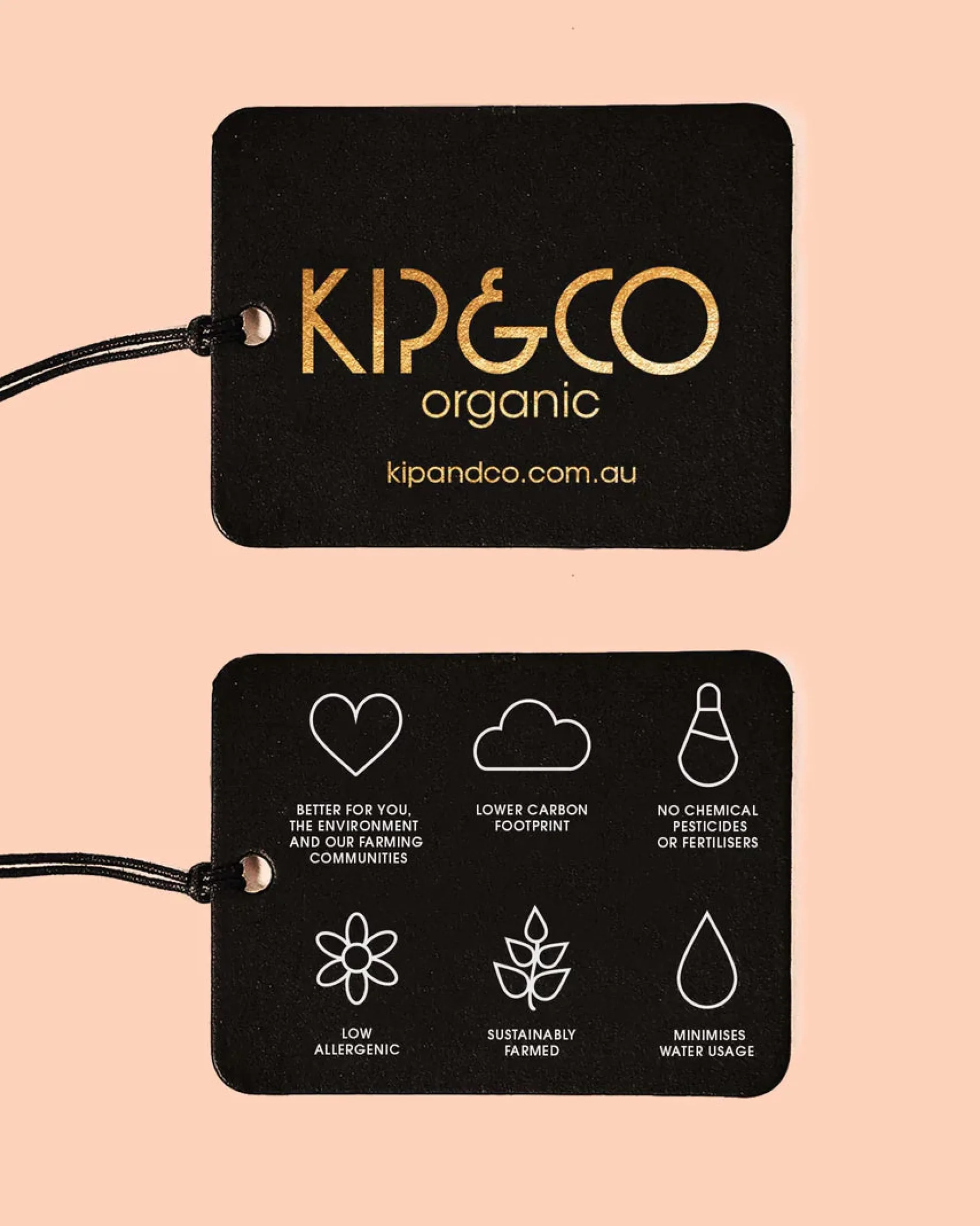 KIP & CO Organic Cotton Bib FIELD OF DREAMS