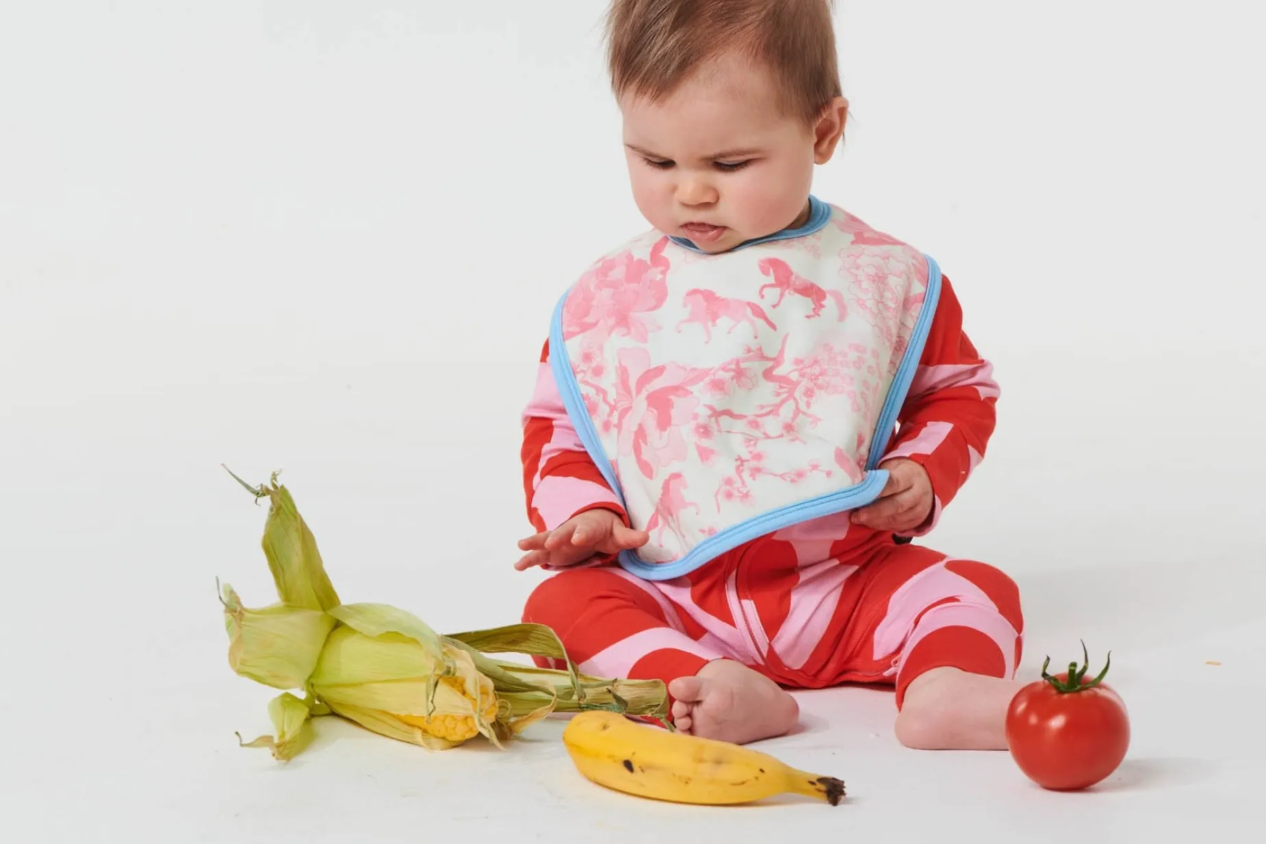 KIP & CO Organic Cotton Bib FLEUR