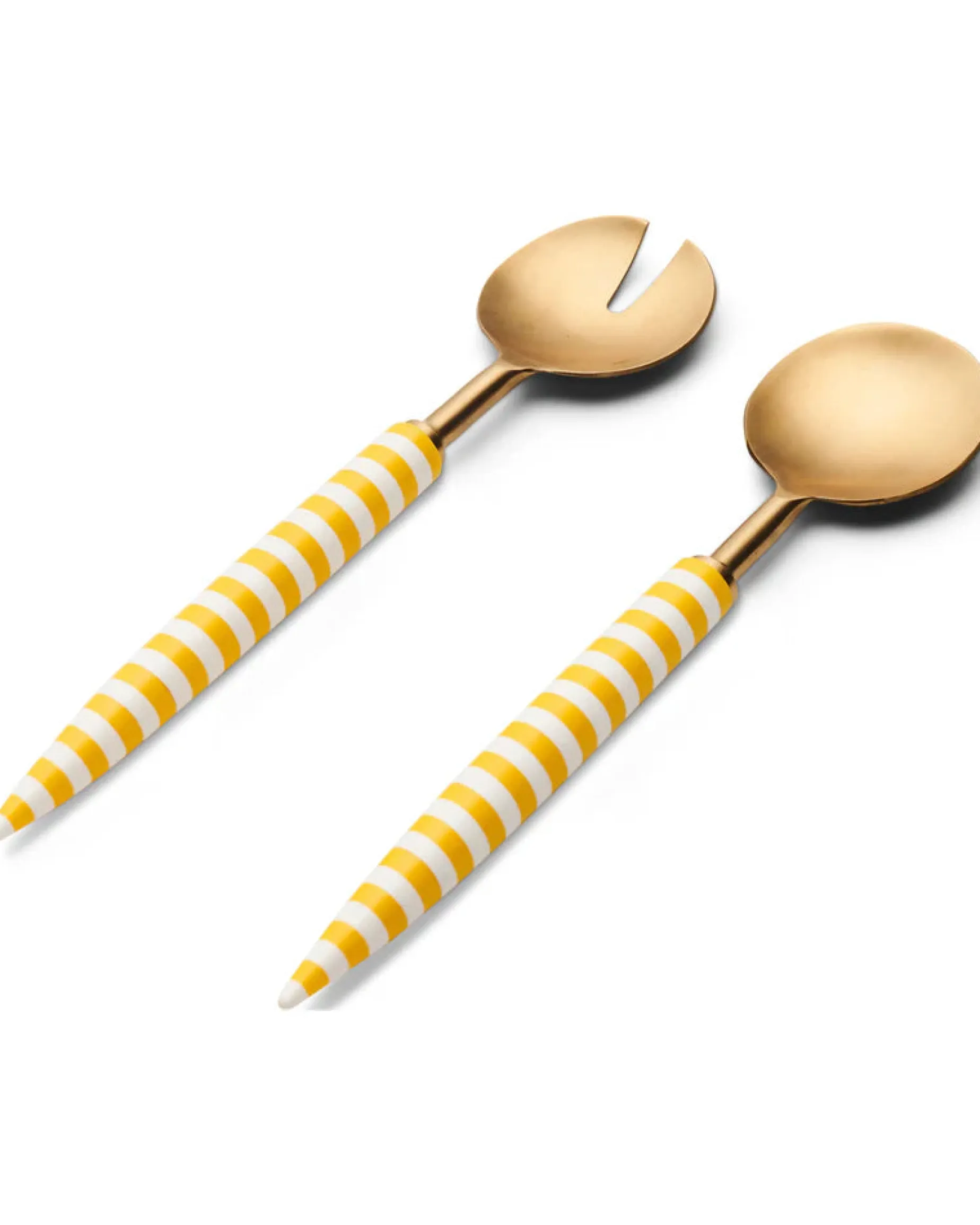 KIP & CO Salad Servers SUNSHINE STRIPE