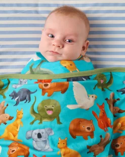 KIP & CO Snuggle Blanket HOME AMONG THE GUM TREES